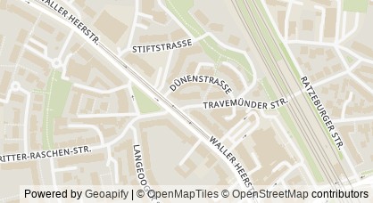 Kartendarstellung von  Empowerment College Bremen