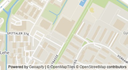 Kartendarstellung von  Horner Bad