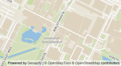 Kartendarstellung von  Goethe-Institut Bremen