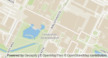 Kartendarstellung von  Zentrale Studienberatung (ZSB)