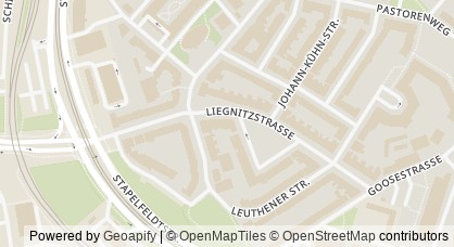 Représentation cartographique de Mosaik – lieu de rencontre de quartier dans le district de Liegnitz