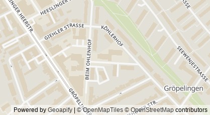 Kartendarstellung von  Migrationsberatung Gröpelingen