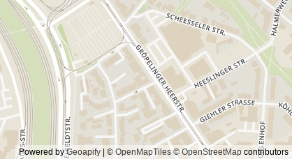 Kartendarstellung von  KiTa Anmeldekiosk in Gröpelingen