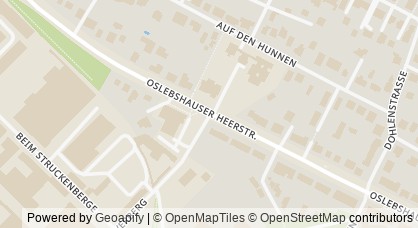 Kartendarstellung von  Jugendfreizeitheim Oslebshausen