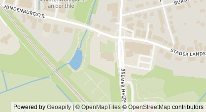 Kartendarstellung von  Jugendzentrum Burglesum