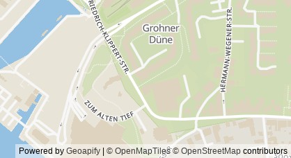 Kartendarstellung von  Quartiersmanagement Grohn