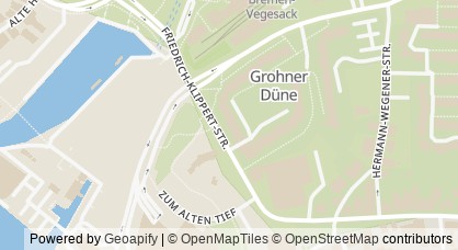 Kartendarstellung von  GesundheitsPUNKT Grohn