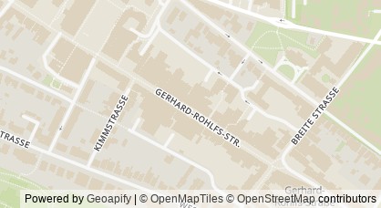 Kartendarstellung von  Caritas Bremen-Nord