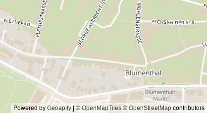 Kartendarstellung von  Quartiersmanagement Blumenthal