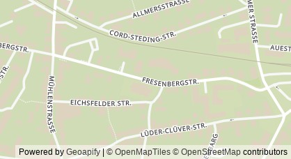 Kartendarstellung von  Freie Waldorfschule Bremen-Nord