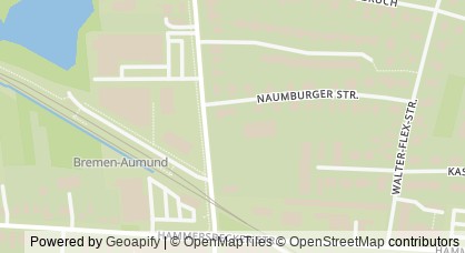 Kartendarstellung von  Kinderhaus Aumund