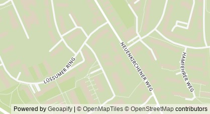 Kartendarstellung von  Ankommen im Quartier Lüssum